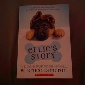 Book named Ellie’s story by W. Bruce Cameron